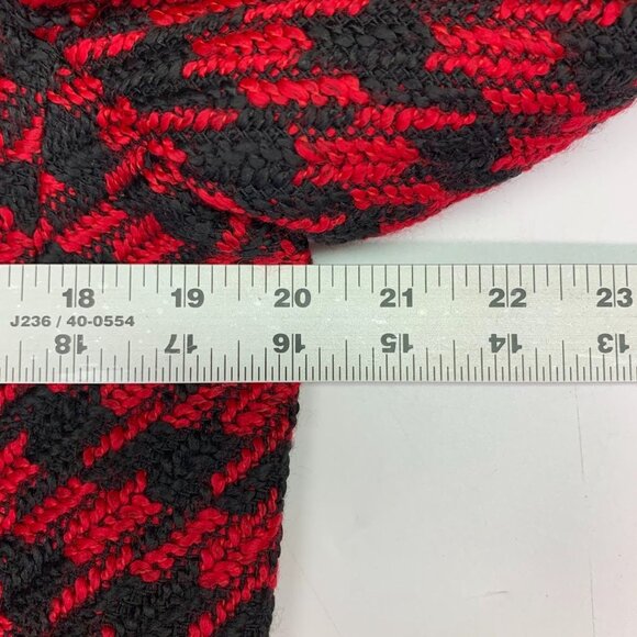 Zara Basics Women's‎ Houndstooth Wool Blend Double-Breasted Blazer Jacket Size L - Picture 11 of 12